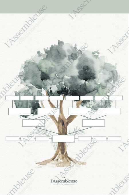 Arbre généalogique vierge à faire soi-même, arbre généalogique gratuit, arbre généalogique sur papier, arbre généalogique à imprimer, arbre généalogique gratuit à remplir