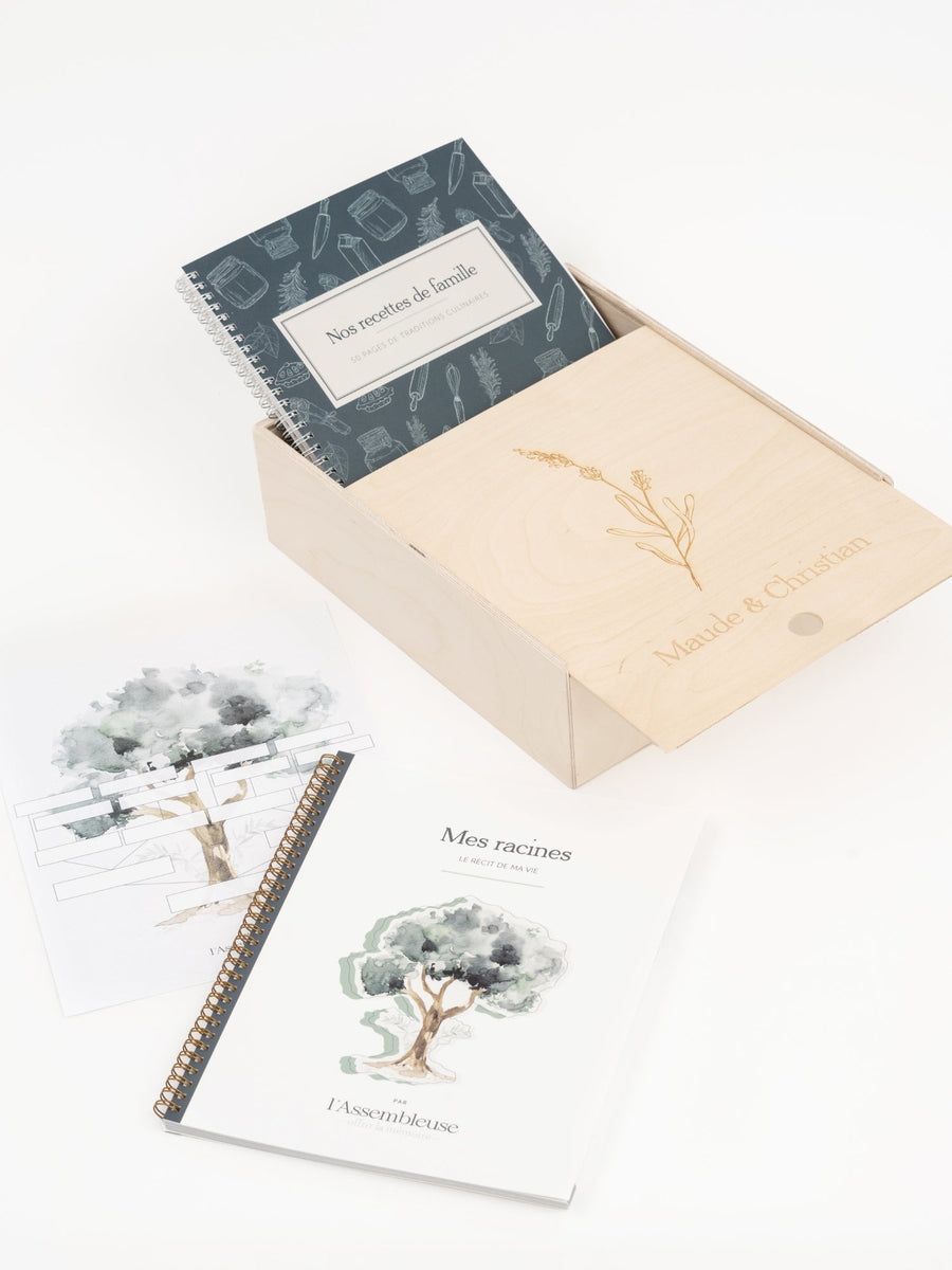 Boîte Souvenirs Personnalisée En Bois | L'Assembleuse