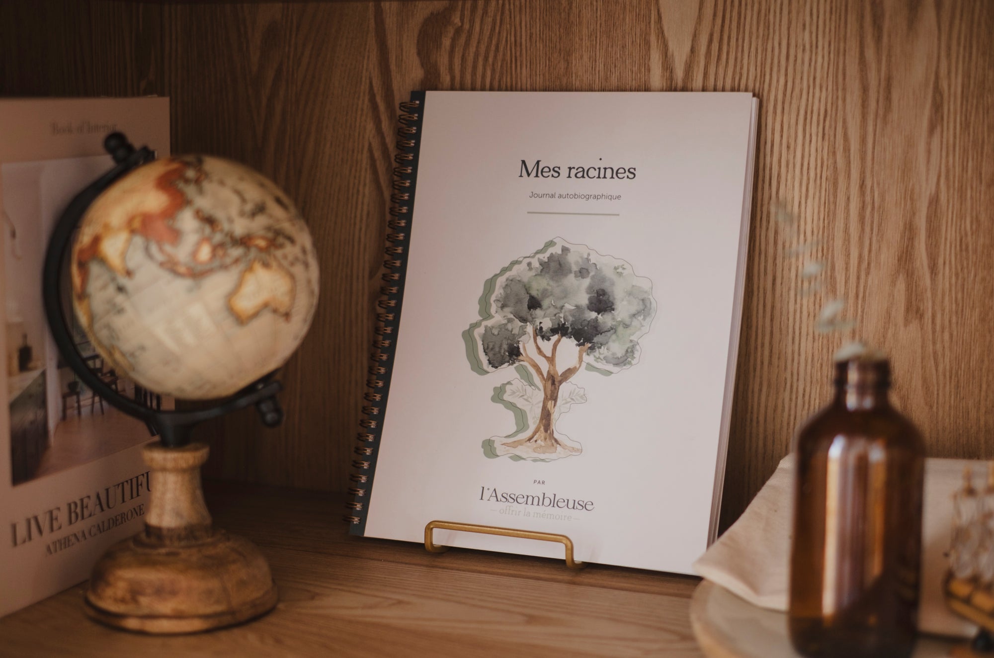 Cahier pour écrire ses mémoires, autobiographie